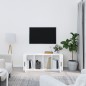 Mobile Porta TV Bianco 100x35x40 cm in Legno Multistrato Mobile Porta TV Bianco 100x35x40 cm in Legno Multistrato