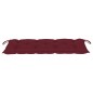 vidaXL Panca da Giardino Pieghevole con Cuscino 118 cm in Bambù vidaXL Panca da Giardino Pieghevole con Cuscino 118 cm in Bambù
