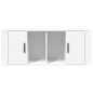 Mobile Porta TV Bianco 100x35x40 cm in Legno Multistrato Mobile Porta TV Bianco 100x35x40 cm in Legno Multistrato