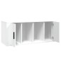 Mobile Porta TV Bianco 100x35x40 cm in Legno Multistrato Mobile Porta TV Bianco 100x35x40 cm in Legno Multistrato