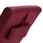 vidaXL Sdraio con Cuscino Rosso Vino in Similpelle vidaXL Sdraio con Cuscino Rosso Vino in Similpelle