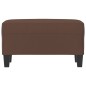 Panca Marrone 70x35x41 cm in Similpelle Panca Marrone 70x35x41 cm in Similpelle