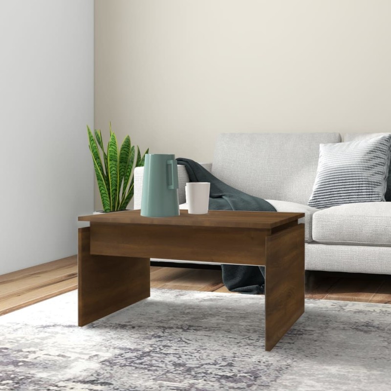 Tavolino da Salotto Rovere Marrone 68x50x38 cm in Multistrato Tavolino da Salotto Rovere Marrone 68x50x38 cm in Multistrato