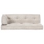 vidaXL Cuscino per Divani Pallet Marrone Chiaro in Tessuto Patchwork vidaXL Cuscino per Divani Pallet Marrone Chiaro in Tessuto Patchwork