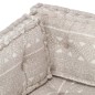 vidaXL Cuscino per Divani Pallet Marrone Chiaro in Tessuto Patchwork vidaXL Cuscino per Divani Pallet Marrone Chiaro in Tessuto Patchwork
