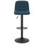 vidaXL Sgabelli da Bar 2 pz Blu in Velluto vidaXL Sgabelli da Bar 2 pz Blu in Velluto