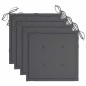 vidaXL Sedie da Pranzo da Esterni con Cuscini 3 pz Massello di Acacia vidaXL Sedie da Pranzo da Esterni con Cuscini 3 pz Massello di Acacia