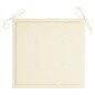 vidaXL Sedie da Giardino Pieghevoli 4pz con Cuscini in Massello Acacia vidaXL Sedie da Giardino Pieghevoli 4pz con Cuscini in Massello Acacia