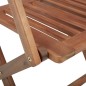 vidaXL Sedie da Giardino Pieghevoli 6 pz con Cuscini Massello Acacia vidaXL Sedie da Giardino Pieghevoli 6 pz con Cuscini Massello Acacia
