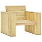vidaXL Set Divani da Giardino 3 pz con Cuscini Legno Pino Impregnato vidaXL Set Divani da Giardino 3 pz con Cuscini Legno Pino Impregnato