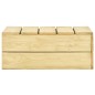vidaXL Set Divani da Giardino 3 pz con Cuscini Legno Pino Impregnato vidaXL Set Divani da Giardino 3 pz con Cuscini Legno Pino Impregnato