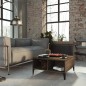 Tavolino da Salotto Rovere Marrone 60x60x30 cm in Truciolato Tavolino da Salotto Rovere Marrone 60x60x30 cm in Truciolato