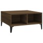 Tavolino da Salotto Rovere Marrone 60x60x30 cm in Truciolato Tavolino da Salotto Rovere Marrone 60x60x30 cm in Truciolato