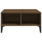 Tavolino da Salotto Rovere Marrone 60x60x30 cm in Truciolato Tavolino da Salotto Rovere Marrone 60x60x30 cm in Truciolato