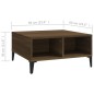Tavolino da Salotto Rovere Marrone 60x60x30 cm in Truciolato Tavolino da Salotto Rovere Marrone 60x60x30 cm in Truciolato