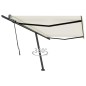 vidaXL Tenda da Sole Manuale Autoportante 500x300 cm Crema vidaXL Tenda da Sole Manuale Autoportante 500x300 cm Crema