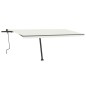 vidaXL Tenda da Sole Manuale Autoportante 500x300 cm Crema vidaXL Tenda da Sole Manuale Autoportante 500x300 cm Crema
