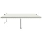 vidaXL Tenda da Sole Manuale Autoportante 500x300 cm Crema vidaXL Tenda da Sole Manuale Autoportante 500x300 cm Crema