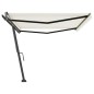 vidaXL Tenda da Sole Manuale Autoportante 500x300 cm Crema vidaXL Tenda da Sole Manuale Autoportante 500x300 cm Crema
