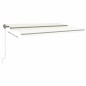 vidaXL Tenda da Sole Manuale Autoportante 500x300 cm Crema vidaXL Tenda da Sole Manuale Autoportante 500x300 cm Crema