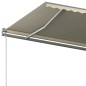 vidaXL Tenda da Sole Manuale Autoportante 500x300 cm Crema vidaXL Tenda da Sole Manuale Autoportante 500x300 cm Crema