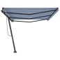 vidaXL Tenda da Sole Autoportante Manuale 600x300 cm Blu Bianca vidaXL Tenda da Sole Autoportante Manuale 600x300 cm Blu Bianca