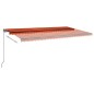 vidaXL Tenda da Sole Autoportante Automatica 600x350cm Arancio Marrone