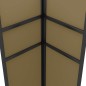 vidaXL Gazebo con Tetto Doppio e Luci LED 3x3x2,7 m Grigio Talpa vidaXL Gazebo con Tetto Doppio e Luci LED 3x3x2,7 m Grigio Talpa