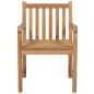 vidaXL Sedie da Giardino 4 pz con Cuscini Rossi in Massello di Teak vidaXL Sedie da Giardino 4 pz con Cuscini Rossi in Massello di Teak