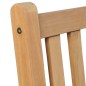 vidaXL Sedie da Giardino 4 pz con Cuscini Rossi in Massello di Teak vidaXL Sedie da Giardino 4 pz con Cuscini Rossi in Massello di Teak