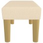 Panca Crema 70x30x30 cm in Tessuto Panca Crema 70x30x30 cm in Tessuto