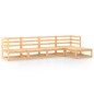 vidaXL Set Divani da Giardino 5 pz in Legno Massello di Pino vidaXL Set Divani da Giardino 5 pz in Legno Massello di Pino