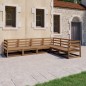 vidaXL Set Salotto da Giardino 6pz Marrone Ambra Legno Massello Pino vidaXL Set Salotto da Giardino 6pz Marrone Ambra Legno Massello Pino