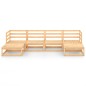 vidaXL Set Divani da Giardino 6 pz in Legno Massello di Pino vidaXL Set Divani da Giardino 6 pz in Legno Massello di Pino