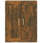 Mobile a Parete Rovere Fumo 69,5x32,5x90cm in Legno Multistrato