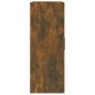 Mobile a Parete Rovere Fumo 69,5x32,5x90cm in Legno Multistrato