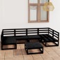 vidaXL Set Divani da Giardino 7 pz in Legno Massello di Pino vidaXL Set Divani da Giardino 7 pz in Legno Massello di Pino