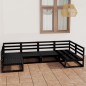 vidaXL Set Divani da Giardino 6 pz in Legno Massello di Pino vidaXL Set Divani da Giardino 6 pz in Legno Massello di Pino