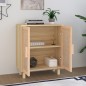 Credenza Marrone 60x30x70cm Legno Massello Pino Rattan Naturale Credenza Marrone 60x30x70cm Legno Massello Pino Rattan Naturale