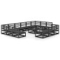 vidaXL Set Divani da Giardino 14 pz in Legno Massello di Pino vidaXL Set Divani da Giardino 14 pz in Legno Massello di Pino