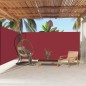 Tenda da Sole Laterale Retrattile Rossa 180x600 cm Tenda da Sole Laterale Retrattile Rossa 180x600 cm