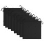 vidaXL Sedie da Giardino con Cuscini 8 pz in Massello di Acacia Grigie vidaXL Sedie da Giardino con Cuscini 8 pz in Massello di Acacia Grigie