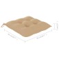 vidaXL Sedie da Pranzo da Esterni con Cuscini 6 pz Massello di Acacia vidaXL Sedie da Pranzo da Esterni con Cuscini 6 pz Massello di Acacia