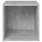 vidaXL Set Mobile TV 6 pz Grigio Cemento in Legno Multistrato vidaXL Set Mobile TV 6 pz Grigio Cemento in Legno Multistrato