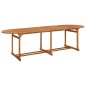 vidaXL Set da Pranzo da Giardino 11 pz 280x90x75 cm Massello di Acacia vidaXL Set da Pranzo da Giardino 11 pz 280x90x75 cm Massello di Acacia