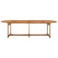 vidaXL Set da Pranzo da Giardino 11 pz 280x90x75 cm Massello di Acacia vidaXL Set da Pranzo da Giardino 11 pz 280x90x75 cm Massello di Acacia