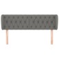 Testiera ad Orecchio Grigio Scuro 147x23x78/88 cm in Tessuto Testiera ad Orecchio Grigio Scuro 147x23x78/88 cm in Tessuto
