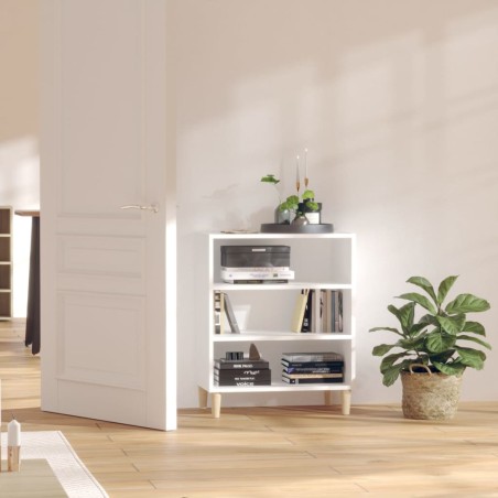 vidaXL Credenza Bianca 57x35x70 cm in Legno Multistrato