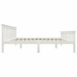 vidaXL Giroletto senza Materasso Bianco 160x200 cm in Legno di Pino vidaXL Giroletto senza Materasso Bianco 160x200 cm in Legno di Pino