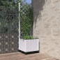 vidaXL Fioriera da Giardino con Graticcio Bianco 40x40x136 cm PP vidaXL Fioriera da Giardino con Graticcio Bianco 40x40x136 cm PP